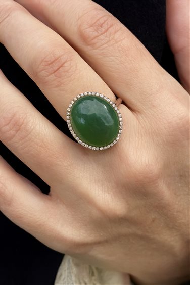 Anello Cianfrone Gioielli Donna in Oro Olivina ANOR-133-198 - ANOR-133-198